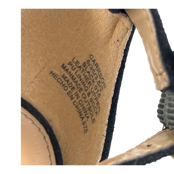 Steve Madden Women's Black Suede Carrson Block Heel with Adjustable Strap US 6 - Picture 10 of 10